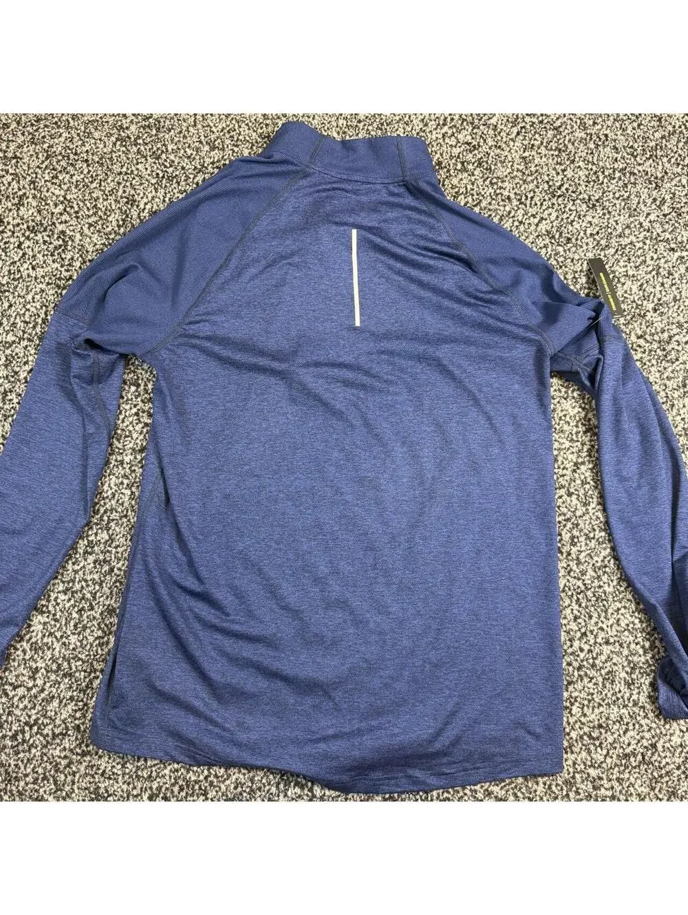 Nike Dri-Fit Running Quarter Zip Pullover Men's Large Blue Heather